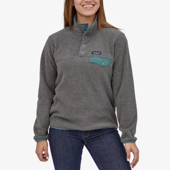 Patagonia Jackets & Blazers - Patagonia Lightweight Synchilla Snap-T Fleece Pullover Nickel/Regen Green